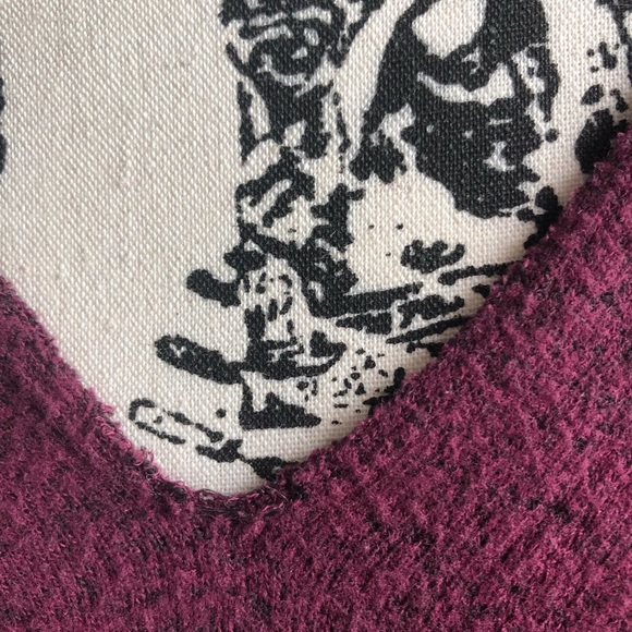 NWT THE BOYFRIEND V NECK HI LO DISTRESSED SWEATER - Picture 6 of 7